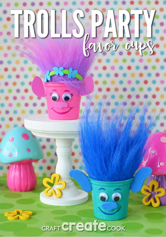 k-cup trolls party favors