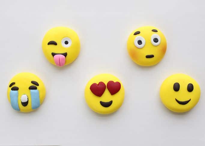 emojis made with polymer clay