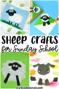 15 Cute Sheep Crafts for Sunday School - Crazy Cute Kids Crafts