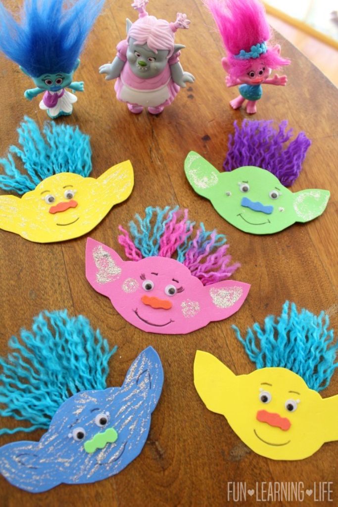 foam Trolls magnets